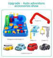 Car Adventure Toy Race Track Funny Big Adventure Car Track and Parking Garage Rescue City Toy for Kids Toddlers, Parent-Child Interactive Car Racing Kids Toy Puzzle Car Track Parking Playsets Gifts for Boys Girls. 