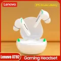 Lenovo XT92 Gaming Earphone Wireless BT5.1 Low Latency Earbuds with 10mm Moving Coil/AAC+SBC/Mic Professional Gamer Headset. 