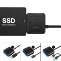 USB 3.0 To Sata 3.5 2.5 Hard Drive Adapter Cable For Samsung Seagate WD HDD SSD. 