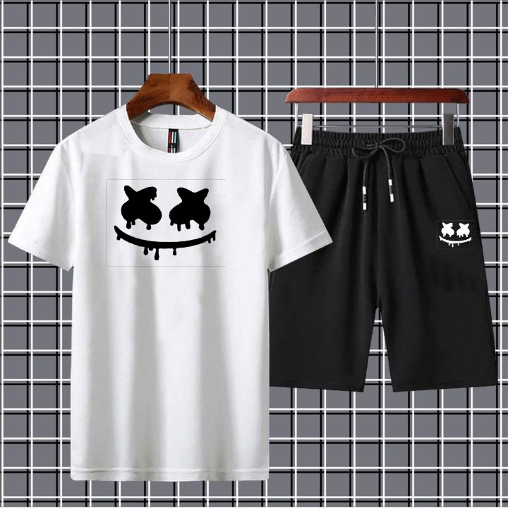 Marshmellow%20Printed%20Half%20Sleeves%20Gym%20wear%20Summer%20Tracksuit%20For%20Boys%20&%20Girls%20T-Shirt%20&%20Shorts%20Gym%20Sports%20Outdoor%20Gaming%20Tracksuit%20for%20Men_Boys_Girls_Women%20Party%20Wear%20-%20Image%202