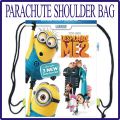 ● despicable me 2 parachute shoulder bag KIDS School Bag  ideal for playing and study kids favorite cartoon. 