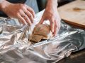Heavy Duty Aluminium Foil Roll – Food Grade, Kitchen Cooking & Baking Sheet (30cm / 45cm)" | 200 gm. 