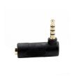 L Shape AUX 3 Pole Female To Male Right Angle Converter Adapter 3.5mm Adapter Jack Mic Converter Audio Stereo Adapter Headphone Jack Converter. 