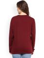 (Customized) Branded 100% Finest Cotton Maroon Full Sleeves Ladies Shirt, t shirts for women, shirts for women, beautiful shirts for girls, women t shirt, plain t shirt for women. 