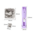 Binder Clip Simple Operation Paper Binder Clips Desktop Stapler. 