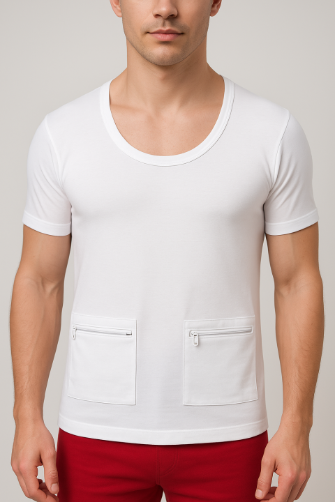 Pocket Vest/ Jaib wali Banyan in Half Sleeves For Hajj, Umrah & Tourist Pack of 3 Bazo