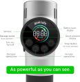 AWESAFE Massage Gun American Masager Handheld Deep Tissue Percussion Muscle Massager for Pain Relief Electric Body Massager with Quiet Brushless Motor, 4 Speeds, LCD Screen and 5 Types of Massage Heads. 
