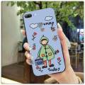For Samsung Galaxy S5 Back Cover Case Fashion Cartoon girl Shockproof Camera Lens Protector Phone Cases. 