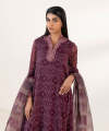 Sapphire RTW - 3 Piece - Embroidered Chiffon Suit For Women. 