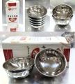 stainless steel double tea bowl pack of 10. 