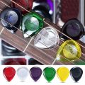 6Pcs Fashion 1/2/3mm Guitar Picks Fast Picking Stubby Electric Bass Guitar Pick ABS Guitar Accessories. 