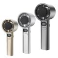 M11 Portable Handheld Fan (Multi-Color) - 120 Speed Stepless Adjustable Mini Turbo Fan, Rechargeable 1800mAh Battery, LED Digital Display, Type-C Fast Charging Desk Fan for Travel & Office. 
