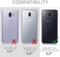 For Samsung Galaxy J4 Plus Cover Fashion Shiny Glitter Starry Space Girls Slim Phone Case Clear Soft TPU Silicone Bumper Shockproof Protective Back Cover. 