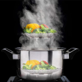 Steamer Folding Seamer , Stainless Steel Food Steamer Basket | Premium Expandable Steam Basket. 
