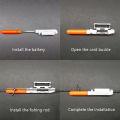 MeterMall 5pcs Led Fishing Rod Glow Lamp Waterproof Night Fishing Bite Alarm Glow Stick Fishing Tackle Accessories. 