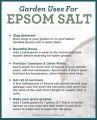 Epsom Salt For Plants 500 Grams Pack - Natural Mineral Fertilizer - Epsom Salt Bath (PAKISTAN MADE). 