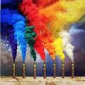 Color Smoke Effect for Birthday, Wedding, Anniversary, Baby Shower, and Bridal Shower Party Decoration - Multicolor Smoke Bombs. 