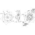 Robot Vacuum Cleaner Spare Parts Ene Ventilation Fan Motor for Xiaomi Mi 1 Generation Robotic Vacuum Cleaner Parts Accessories Black. 