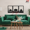 ZF Modern WallDecor Hanging Decor | 3D DIY Laser Cut Cnc | Wall Art Design Decoration | Home Decor Living Room. 
