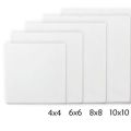 Canvas Pack  4x4 6x6 8x8 10x10 For Painting Canvas Board Panels For Art Painting Made of Cotton Streched Framed Canvases. 