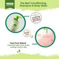 WBM Baby Care 3 in 1 Shampoo Conditioner And Body Wash - 300 ML - Baby Shampoo Set - Baby Shampoo and Body Wash - Baby Shampoo Kit - Baby Shampoo Gift Set - Baby Shampoo and Conditioner -. 