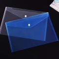 A4 File Bag Plastic Envelope Transparent Document Waterproof Folder With Snap Closure School Test Paper PackagingOffice Supplies. 