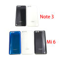 For Xiaomi Mi6 Mi 6 Battery Cover Housing Replacement For Xiaomi Mi Note 3 Note3 Battery Cover Back Glass Case With Adhesive. 