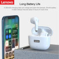 Lenovo LP40 Pro TWS Earphones Wireless Bluetooth 5.1, IPX5 Waterproof, Dual-Mic, 10mm Dynamic Driver, Touch Control, Sport Noise Reduction, 250mAh Battery. 