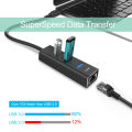 Tec-hole USB 3.0 Hub Aluminum USB Ethernet Adapter Splitter with RJ45 10/100/1000Mbps Gigabit Network LAN Port - 3 Ports USB 3.0 HUB -Type C Adapter for Windows 7/8/10. 