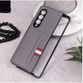 Samsung Galaxy Z Fold 3 Leather Back Cover Case  for Samsung Galaxy Z Fold 3 5G With Card Holder Case. 
