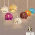 Handmade Fanoos Light Ceiling LED Lamp Hanging To Wall Cotton Ball Decoration Indoor , Living Room Bedroom, Dining room, Teras. 