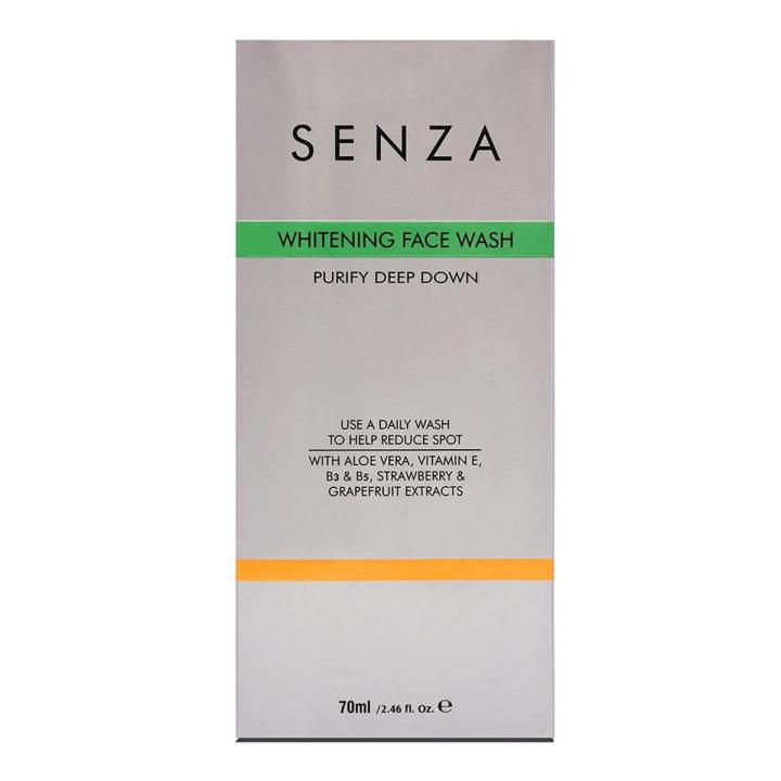 Senza Brightening Face Wash | Brightening face wash for radiant even skin | 70ml