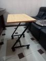 Z Shape Folding Table Laptop Table Side Table Coffee table With Wheels Multi Purpose Use. 