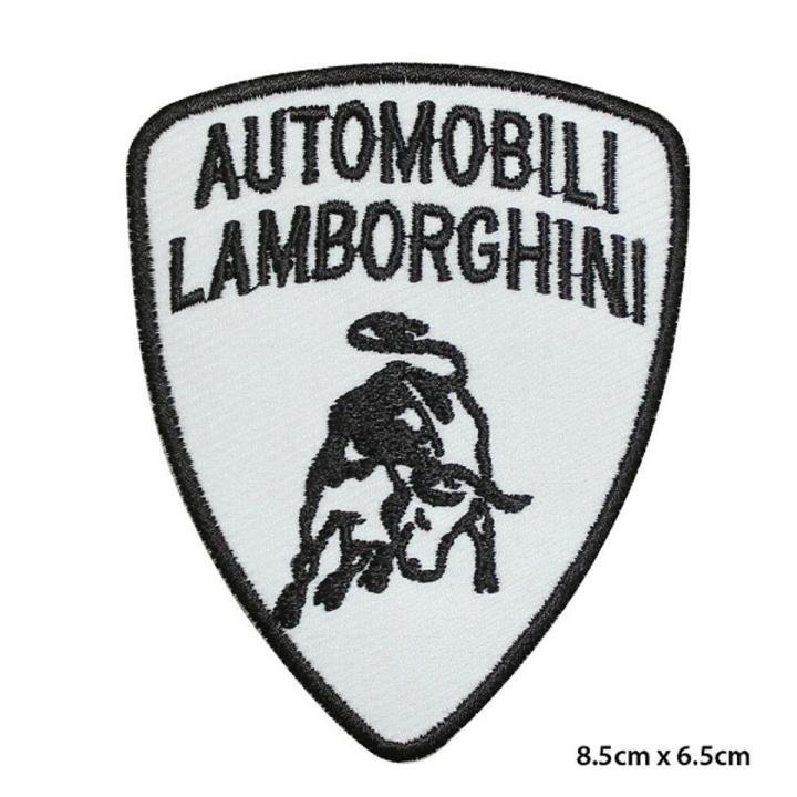 Lamborghini Car Racing Embroidery  Iron on Sew On Badge sports vehicle kids clothing jeans repair bag cap shirt jacket shoes sports craft badge #1401