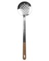Rice Cooking Cooking Spoon Wood Design Plastic Handle Cutlery Stainless Steel. 