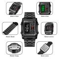 SKMEI Men's Fashion Watch Date Week LED Luminous Alarm Clock Waterproof Men's Watch 1868. 