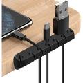 Cable Clips, INCHOR Cable Organizer Cord Holder for Desk, Charging Cable Holder Cord Clips, Nightstand Cord Organizer Cable Management Wire Clip ( 5,  Slots). 