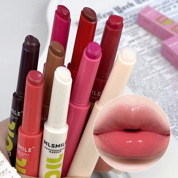 Jelly Lipstick Waterproof Lasting Moisturizing Non-stick Cup Mirror Solid Lip Gloss Milk Tea Color Lip Gloss Makeup