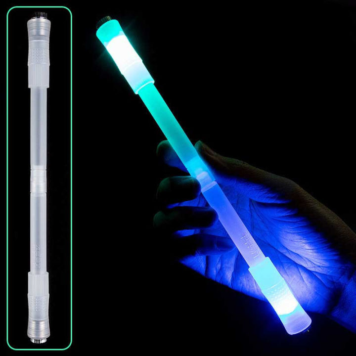 【Funny Bunny Toy Store】Hot Spinning PenFinger Spinning Pen Decompression Rotating Bulit-in LED Lights Great Balance Performance for Kid