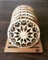 Laser cut costers for table glass traditional costers wooden costers cup costers tea costers. 