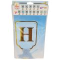 HAPPY BIRTHDAY BANNER IN BLUE COLOR - BLUE COLOR BIRTHDAY PARTY BANNER. 