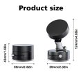 H800 / A2 Magnetic Metal Car Phone Holder with Strong Vacuum Suction Cup | 1080° Rotating Dashboard & Windshield Mount for All Smartphones with Free delivery. 