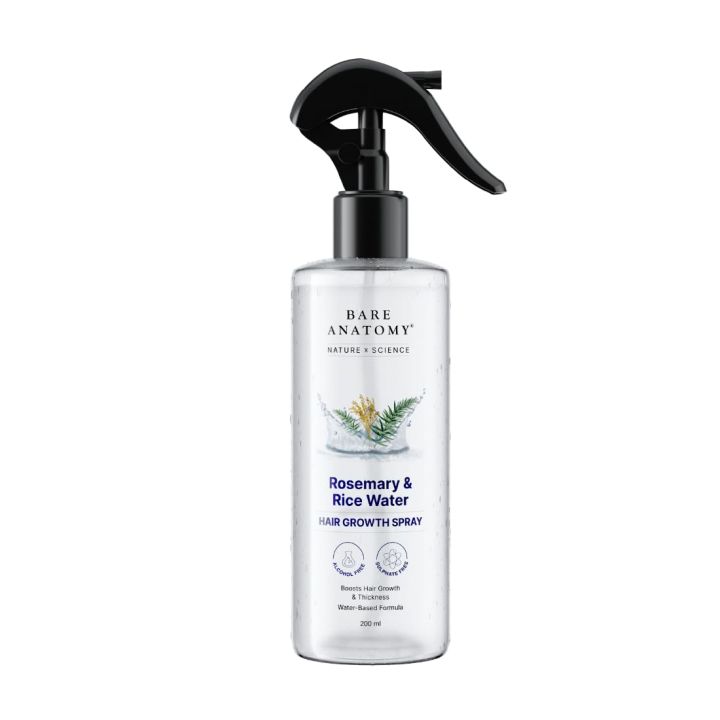 🌿 Bare Anatomy Rosemary Water Spray (200ml) | Hair Growth & Hair Fall ...