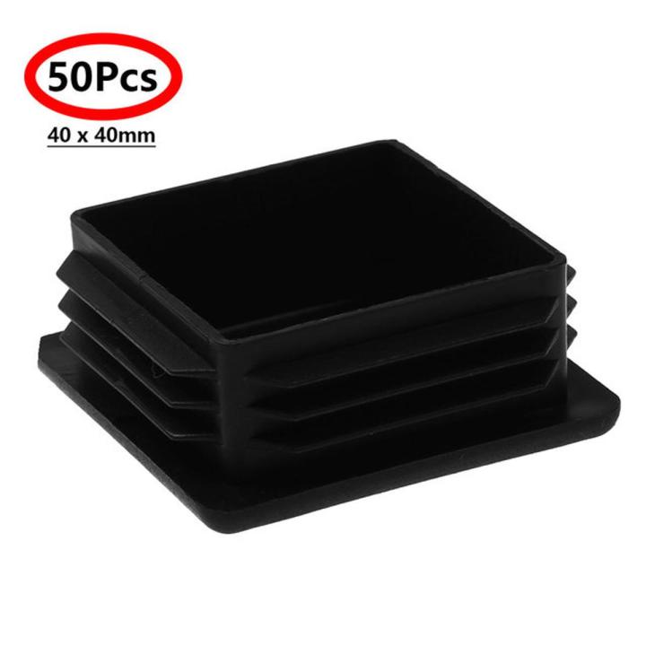 50Pcs Plastic Furniture Pads Anti Abrasion Table Desk Chair Leg Plugs Non Slip Furnishings Feet End Caps Covers Floor Protectors