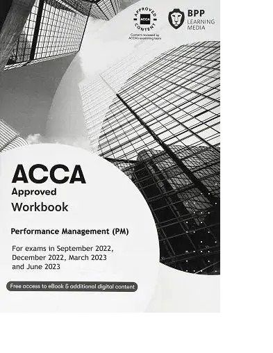 BPP ACCA F5 Performance Management (PM) Workbook 2022-2023 | Daraz.pk