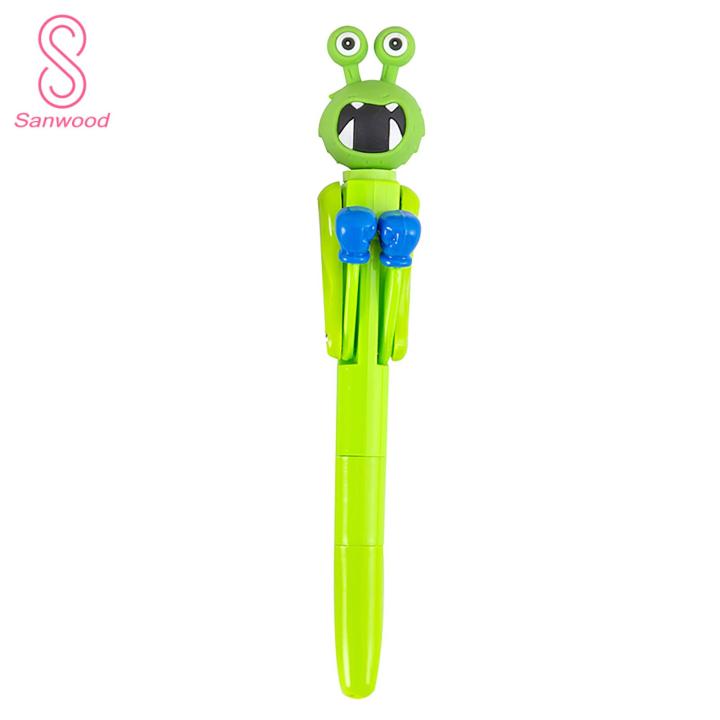 Cartoon Boxing Pen Interactive Cartoon Decompression Pen Fun Writing Tool for Creative Minds Perfect Stationery Gift for Comfortable Grip Pen