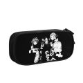 Korean Manjiro Sano Tokyo Revengers Pencil Case for Girls Boys Custom Tokyo Gang Mikey Large Storage Pen Box Bag School Supplies. 