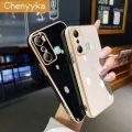 chenyyka For Infinix Hot 20i Case Candy Color Luxury Plating Casing Side Edge Square Back Cover Full Lens Camera Protection Shockproof Soft Cases. 