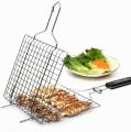 Bar B Q Stainless Steel Hand Grill For Fish and Chicken Meat Grill Grill pan. 