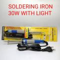30W Soldering Iron with Light - Perfect for DIY Projects | 30 Watt Soldering Iron with Light By Mughal G Mobiles PK for Electronics Repair. 